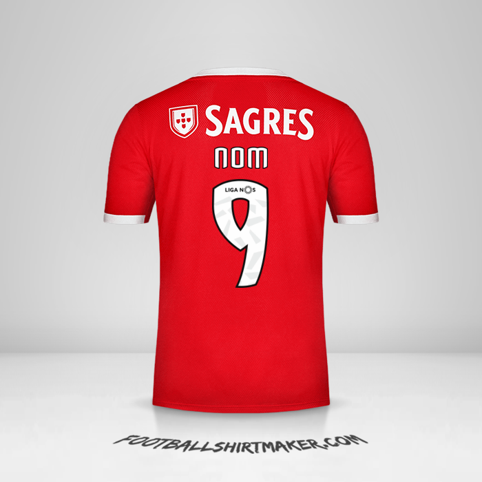 Maillot SL Benfica 2019/20 -  nom - 9