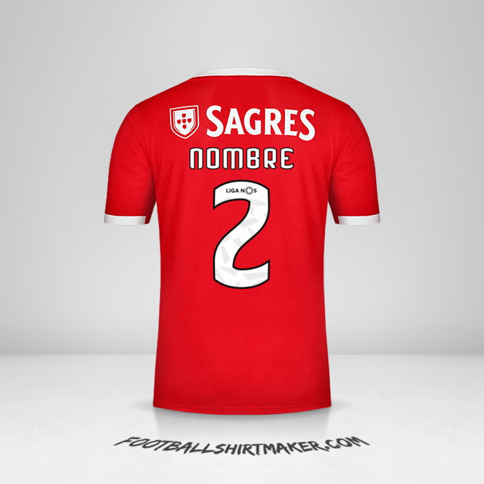 Camiseta SL Benfica 2019/20 -  nombre - 2