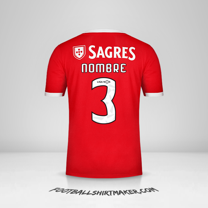 Jersey SL Benfica 2019/20 -  nombre - 3