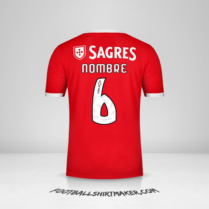 Camiseta SL Benfica 2019/20 -  nombre - 6
