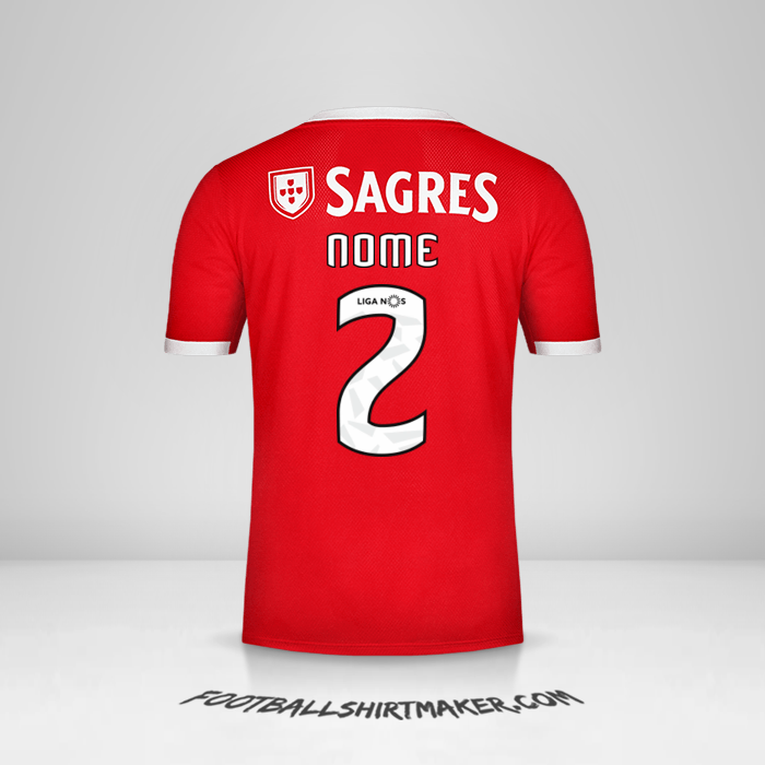 Maglia SL Benfica 2019/20 -  nome - 2