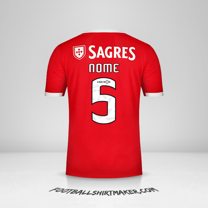 Maglia SL Benfica 2019/20 -  nome - 5