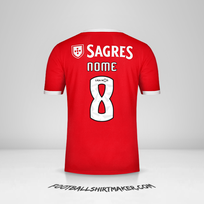 Camisa SL Benfica 2019/20 -  nome - 8
