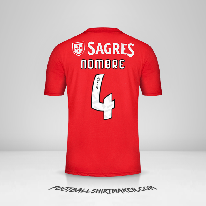 Jersey SL Benfica 2018/19 -  nombre - 4