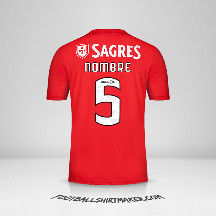 Camiseta SL Benfica 2018/19 -  nombre - 5