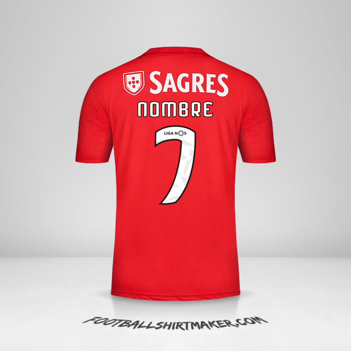 Camiseta SL Benfica 2018/19 -  nombre - 7