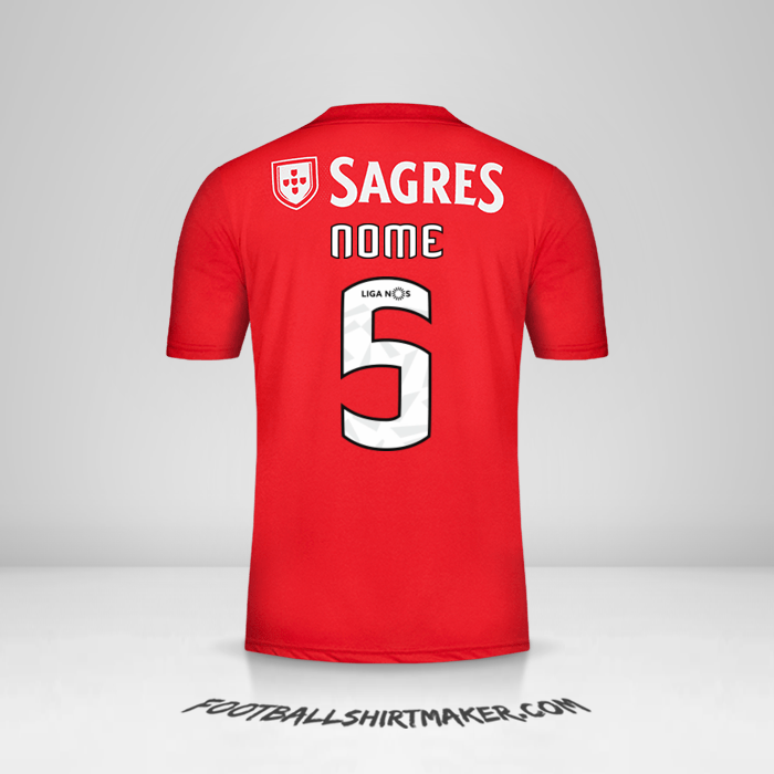 Maglia SL Benfica 2018/19 -  nome - 5
