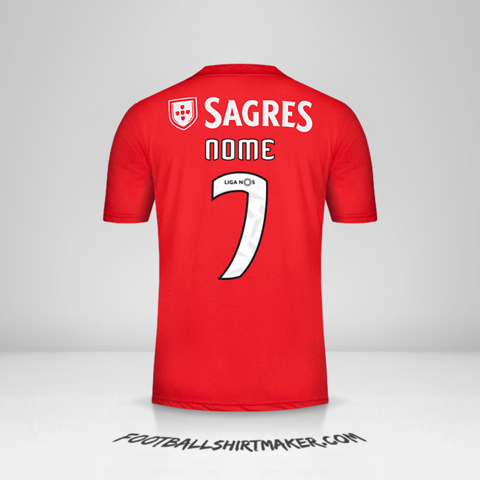 Camisa SL Benfica 2018/19 -  nome - 7