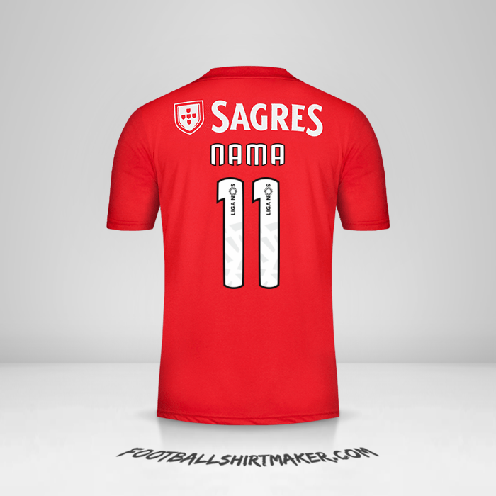 Jersey SL Benfica 2018/19 -  nama - 11