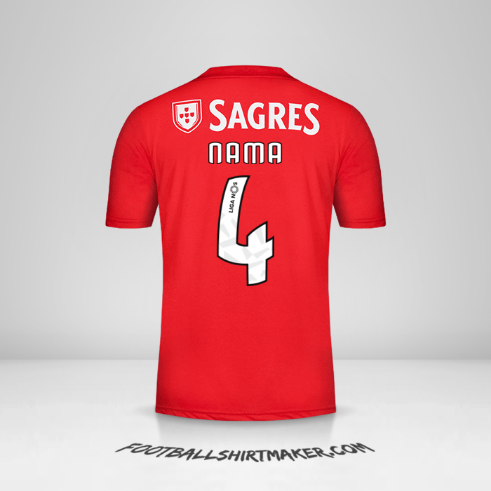 Jersey SL Benfica 2018/19 -  nama - 4
