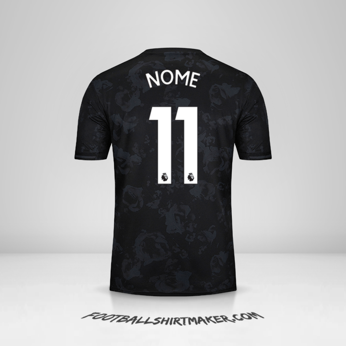 Camisa Manchester United 2019/20 Terceira -  nome - 11