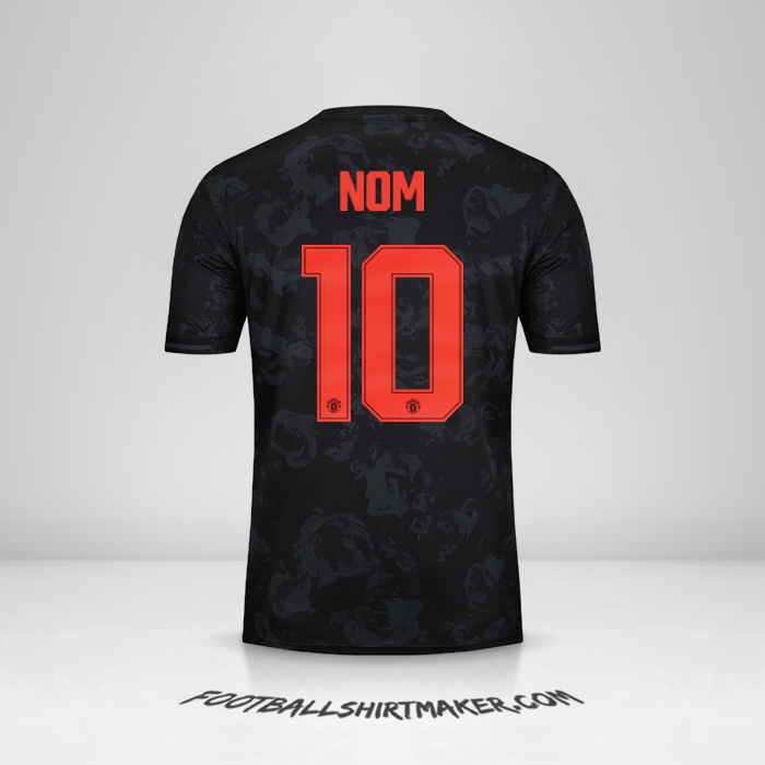 Maillot Manchester United Cup 2019/20 Troisième -  nom - 10