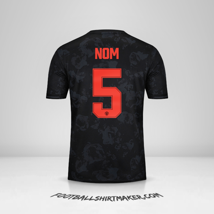 Maillot Manchester United Cup 2019/20 Troisième -  nom - 5