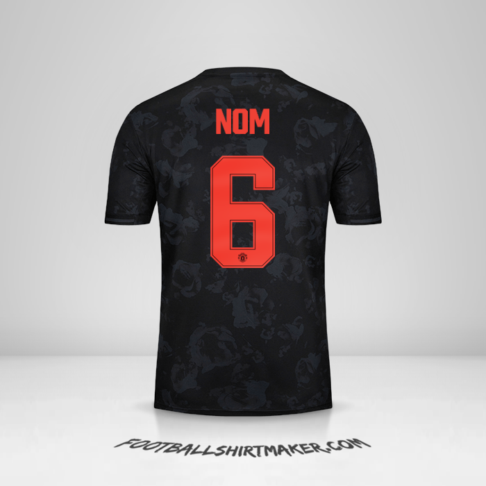 Maillot Manchester United Cup 2019/20 Troisième -  nom - 6