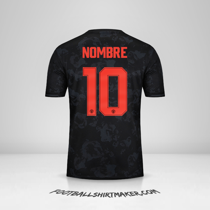 Camiseta Manchester United Cup 2019/20 Tercera -  nombre - 10