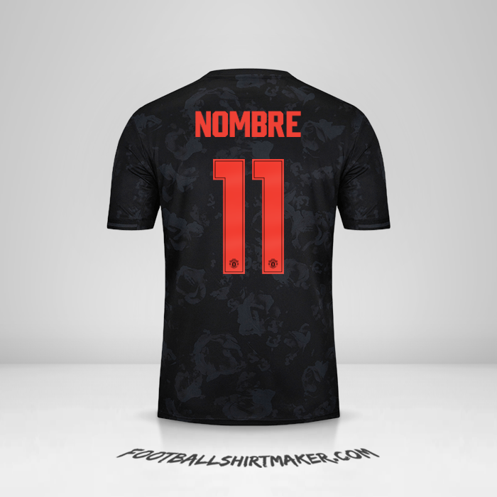 Camiseta Manchester United Cup 2019/20 Tercera -  nombre - 11