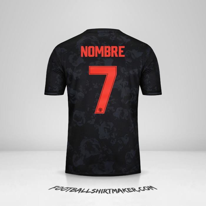 Camiseta Manchester United Cup 2019/20 Tercera -  nombre - 7