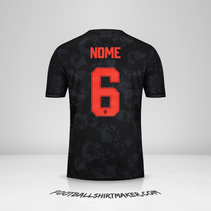 Camisola Manchester United Cup 2019/20 Terceira -  nome - 6