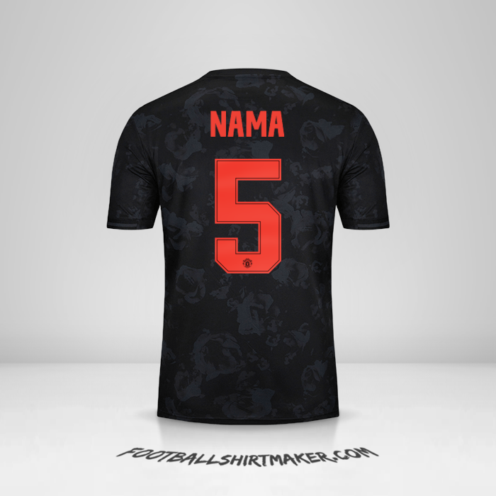 Jersey Manchester United Cup 2019/20 Ketiga -  nama - 5
