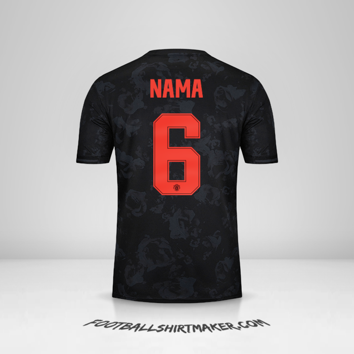 Jersey Manchester United Cup 2019/20 Ketiga -  nama - 6