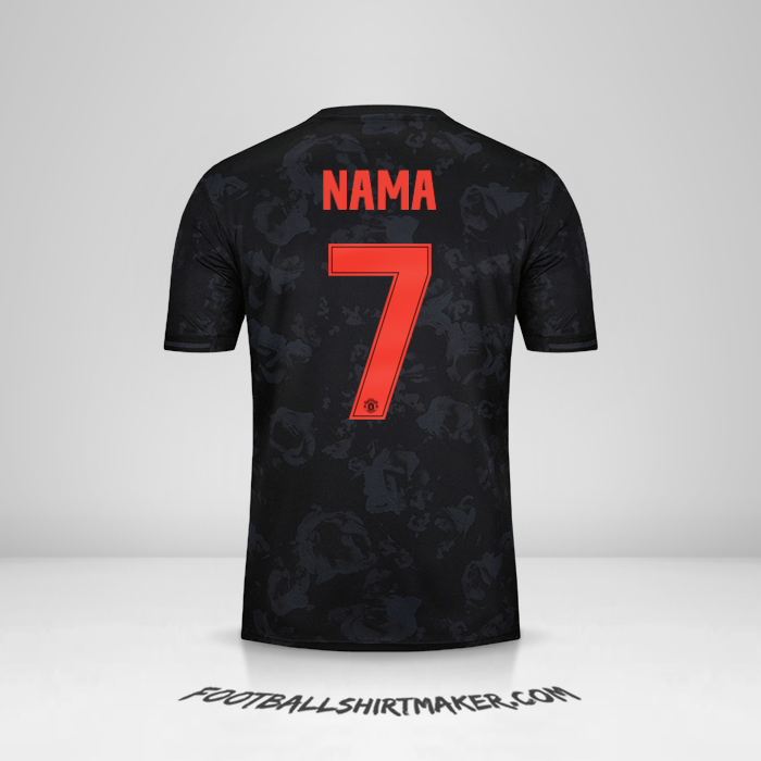 Jersey Manchester United Cup 2019/20 Ketiga -  nama - 7