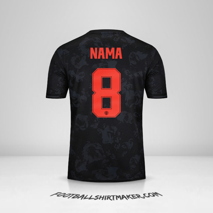 Jersey Manchester United Cup 2019/20 Ketiga -  nama - 8
