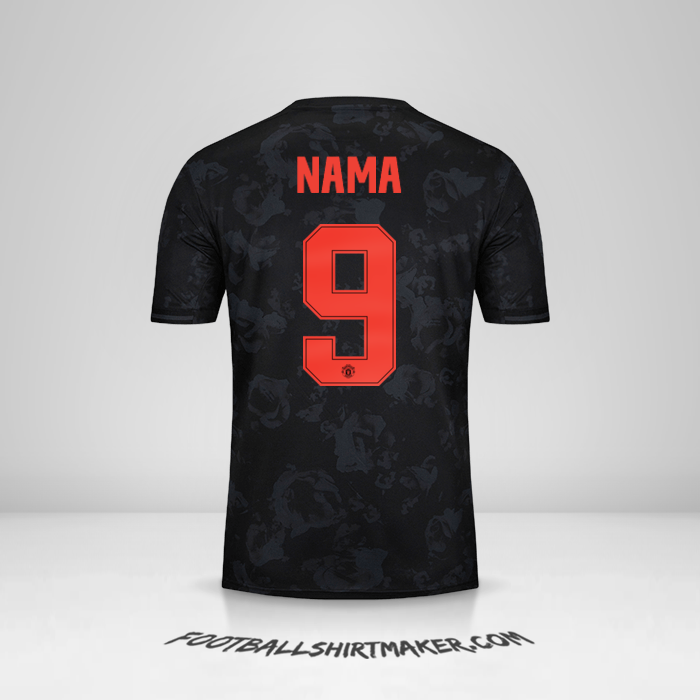 Jersey Manchester United Cup 2019/20 Ketiga -  nama - 9