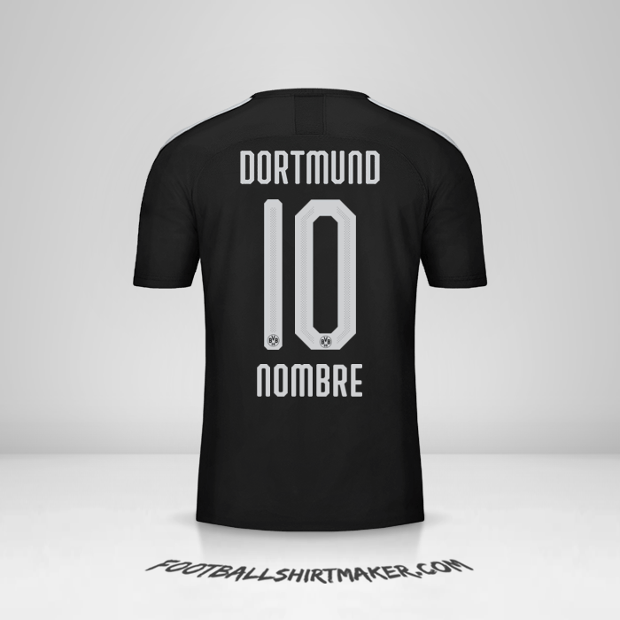 Jersey Borussia Dortmund 2019/20 Visita -  nombre - 10