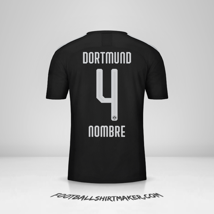 Camiseta Borussia Dortmund 2019/20 Visita -  nombre - 4