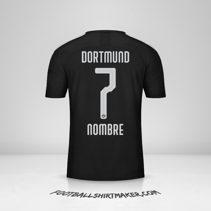 Jersey Borussia Dortmund 2019/20 Visita -  nombre - 7