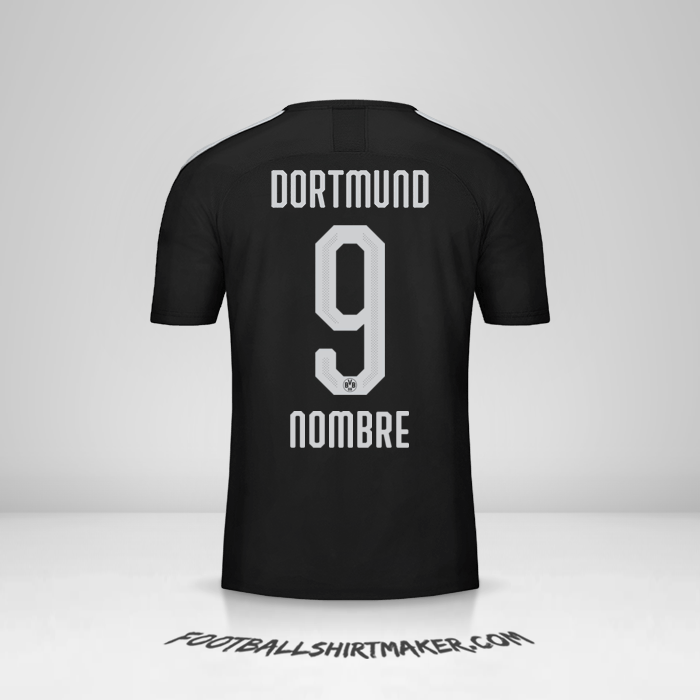 Camiseta Borussia Dortmund 2019/20 Visita -  nombre - 9