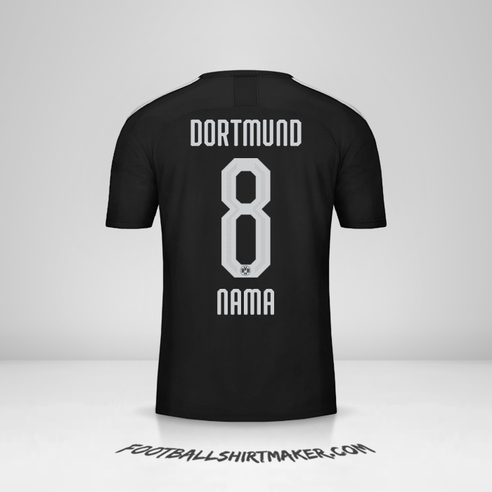 Jersey Borussia Dortmund 2019/20 Alternatif -  nama - 8