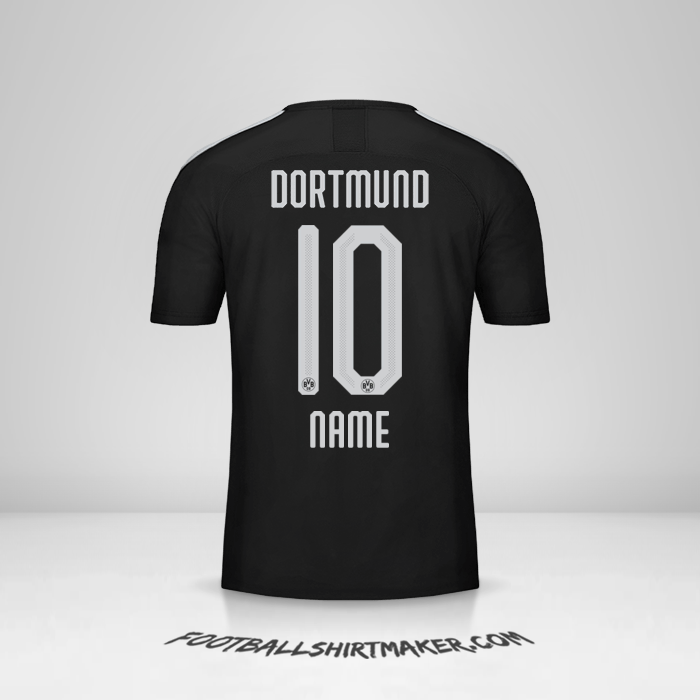 Jersey Borussia Dortmund 2019/20 Away -  name - 10
