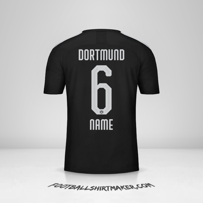 Jersey Borussia Dortmund 2019/20 Away -  name - 6