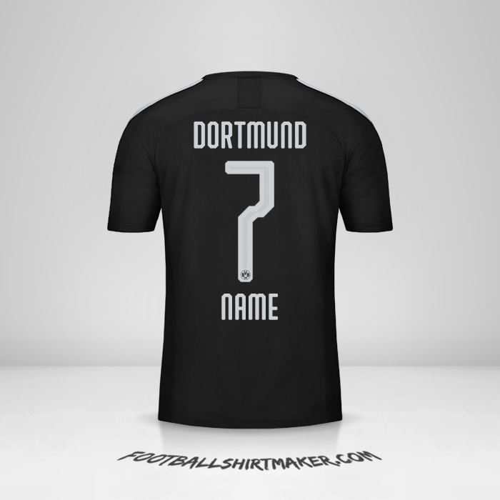 Trikot Borussia Dortmund 2019/20 Auswärts -  name - 7