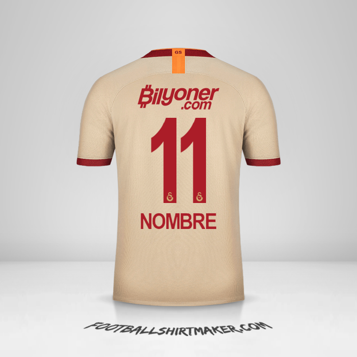 Jersey Galatasaray SK 2019/20 Visita -  nombre - 11