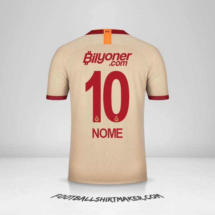 Maglia Galatasaray SK 2019/20 Seconda -  nome - 10