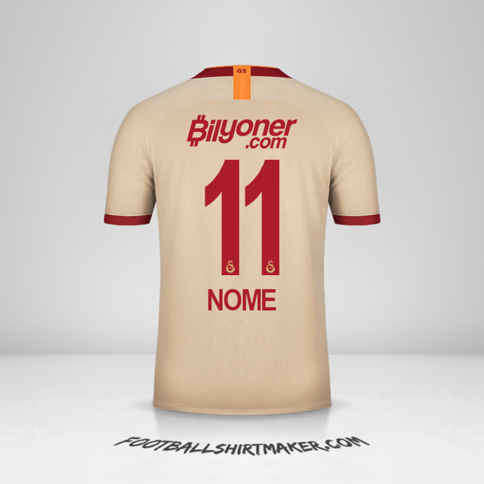 Maglia Galatasaray SK 2019/20 Seconda -  nome - 11