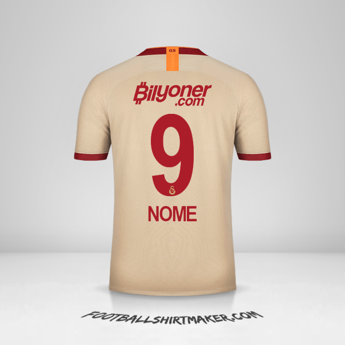 Maglia Galatasaray SK 2019/20 Seconda -  nome - 9
