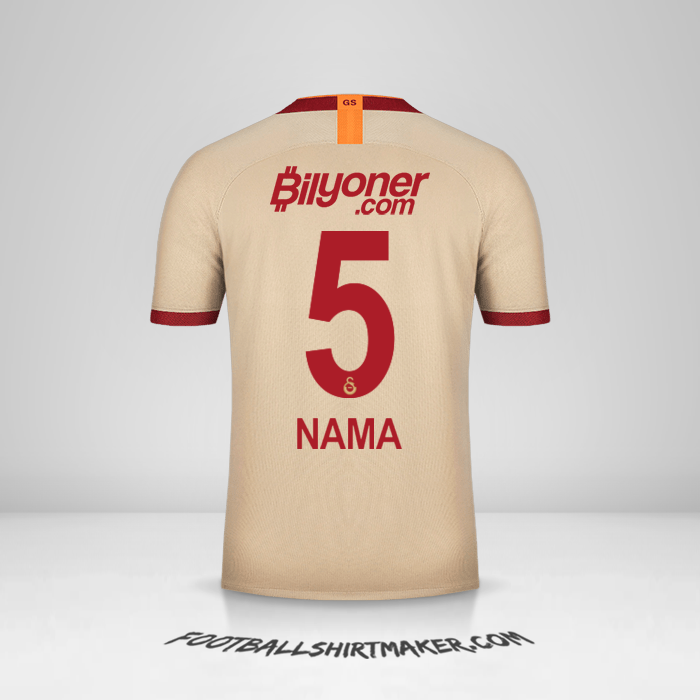 Jersey Galatasaray SK 2019/20 Alternatif -  nama - 5