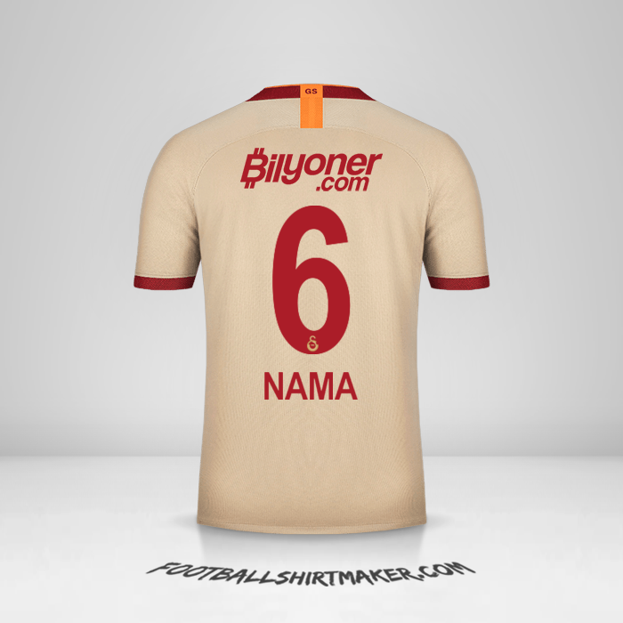 Jersey Galatasaray SK 2019/20 Alternatif -  nama - 6