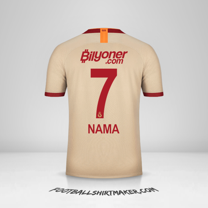 Jersey Galatasaray SK 2019/20 Alternatif -  nama - 7