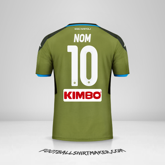 Maillot SSC Napoli 2019/20 Extérieur -  nom - 10