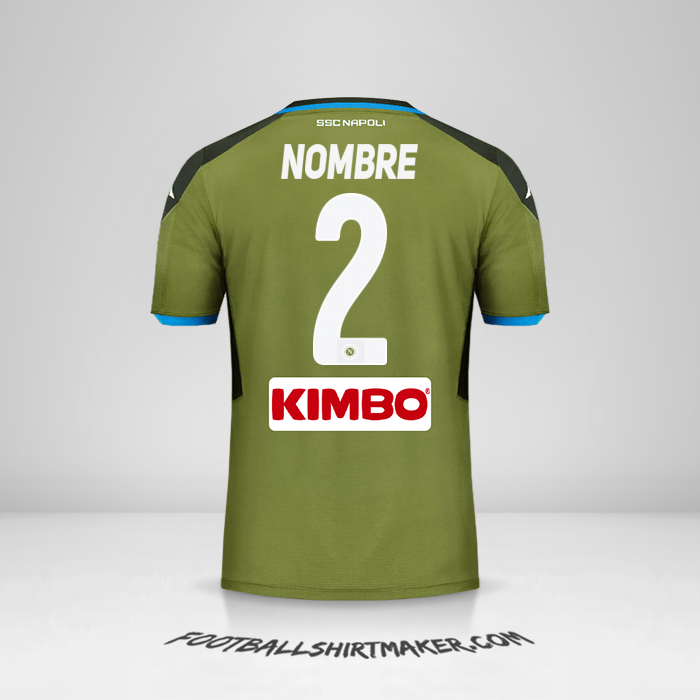Jersey SSC Napoli 2019/20 Visita -  nombre - 2