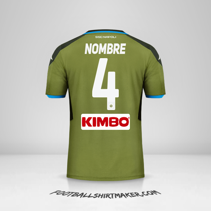 Camiseta SSC Napoli 2019/20 Visita -  nombre - 4