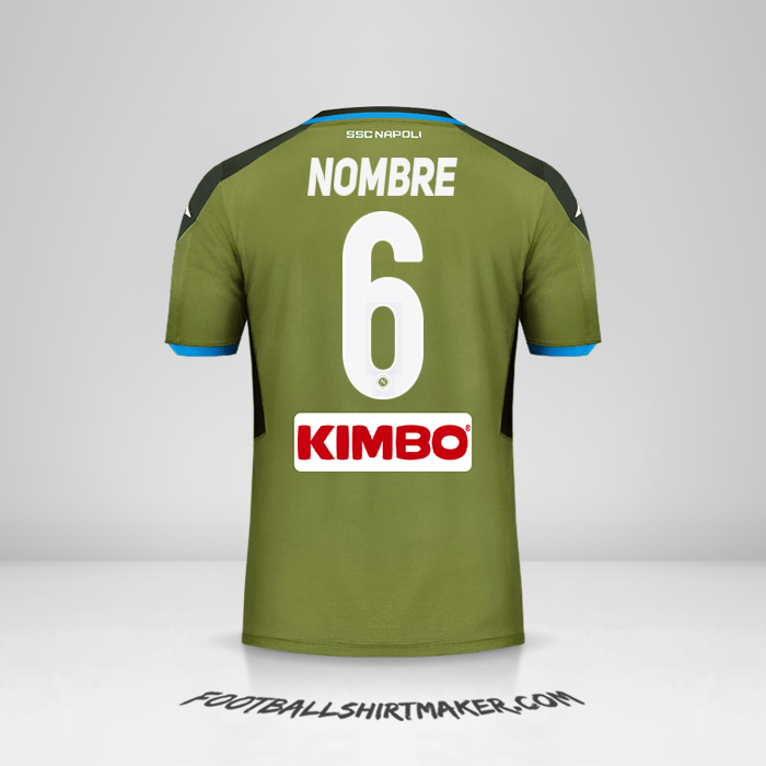 Jersey SSC Napoli 2019/20 Visita -  nombre - 6