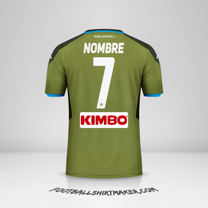 Jersey SSC Napoli 2019/20 Visita -  nombre - 7