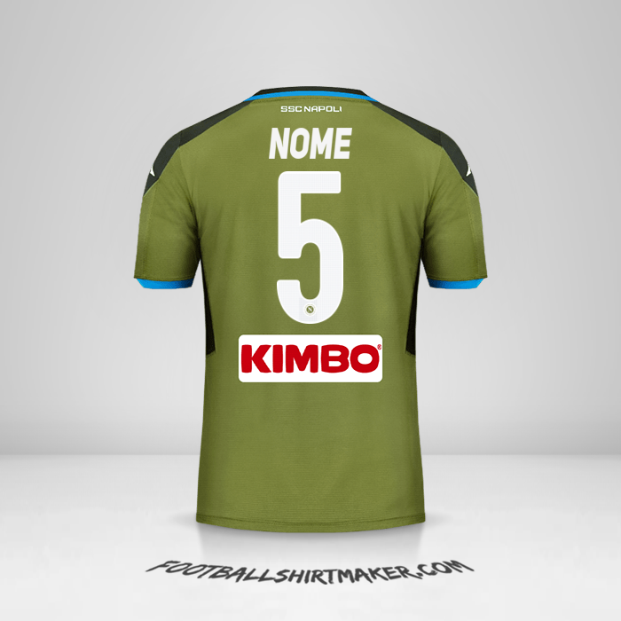 Camisola SSC Napoli 2019/20 Alternativa -  nome - 5