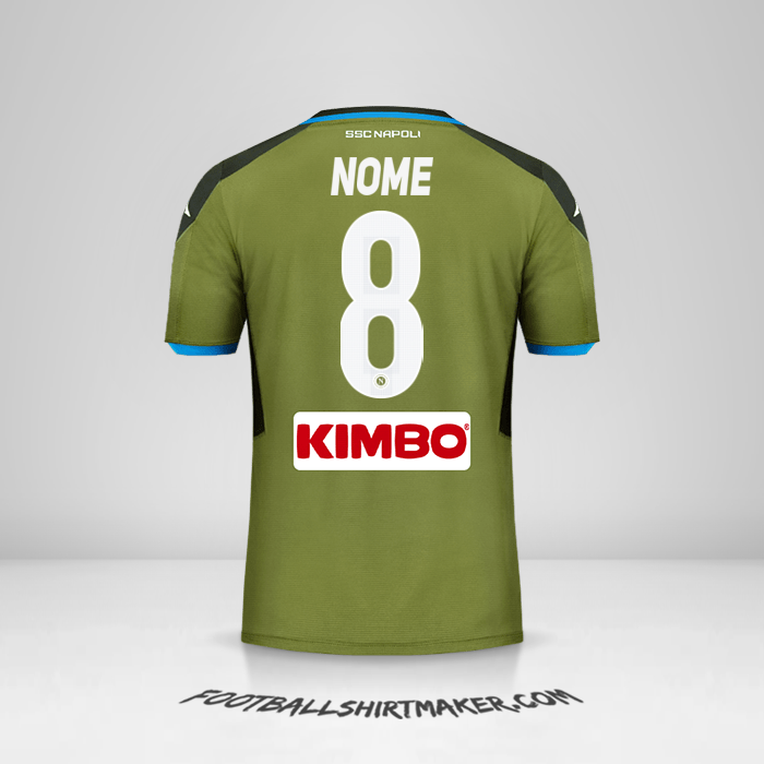 Camisa SSC Napoli 2019/20 Alternativa -  nome - 8