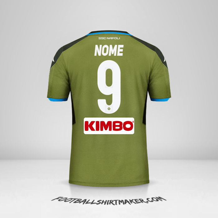 Camisa SSC Napoli 2019/20 Alternativa -  nome - 9